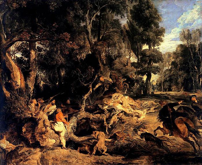 Peter Paul Rubens Wild Boar Hunt